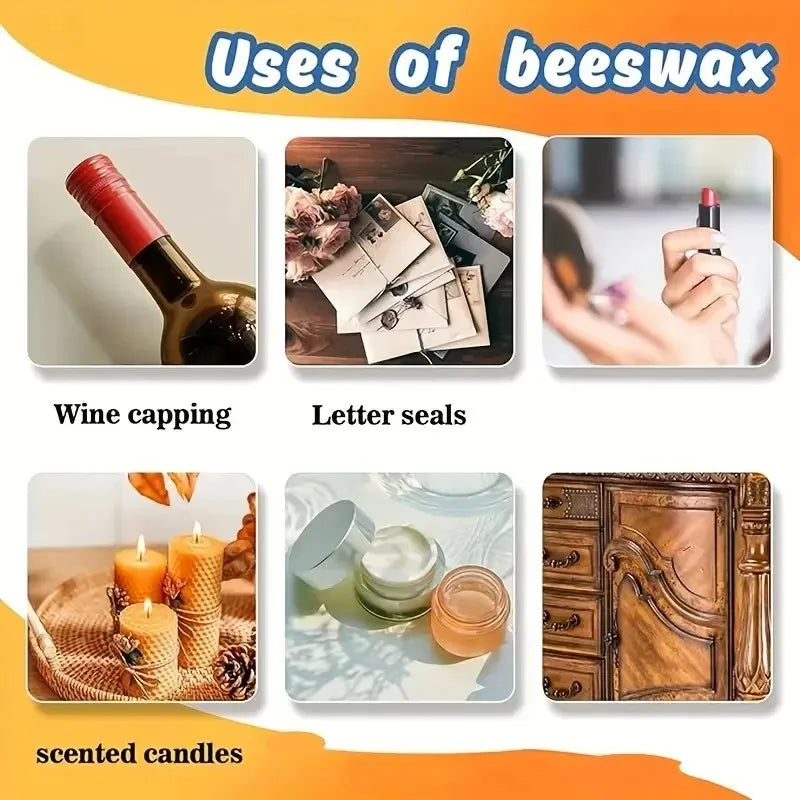 3/6pcs Pure Beeswax Blocks, High-Quality Waxing Material, for DIY Crafts, Candle Making