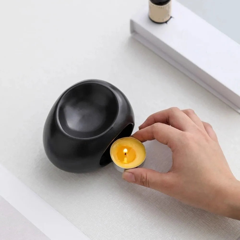 Minimalist European Ceramic Essential Oil Burner