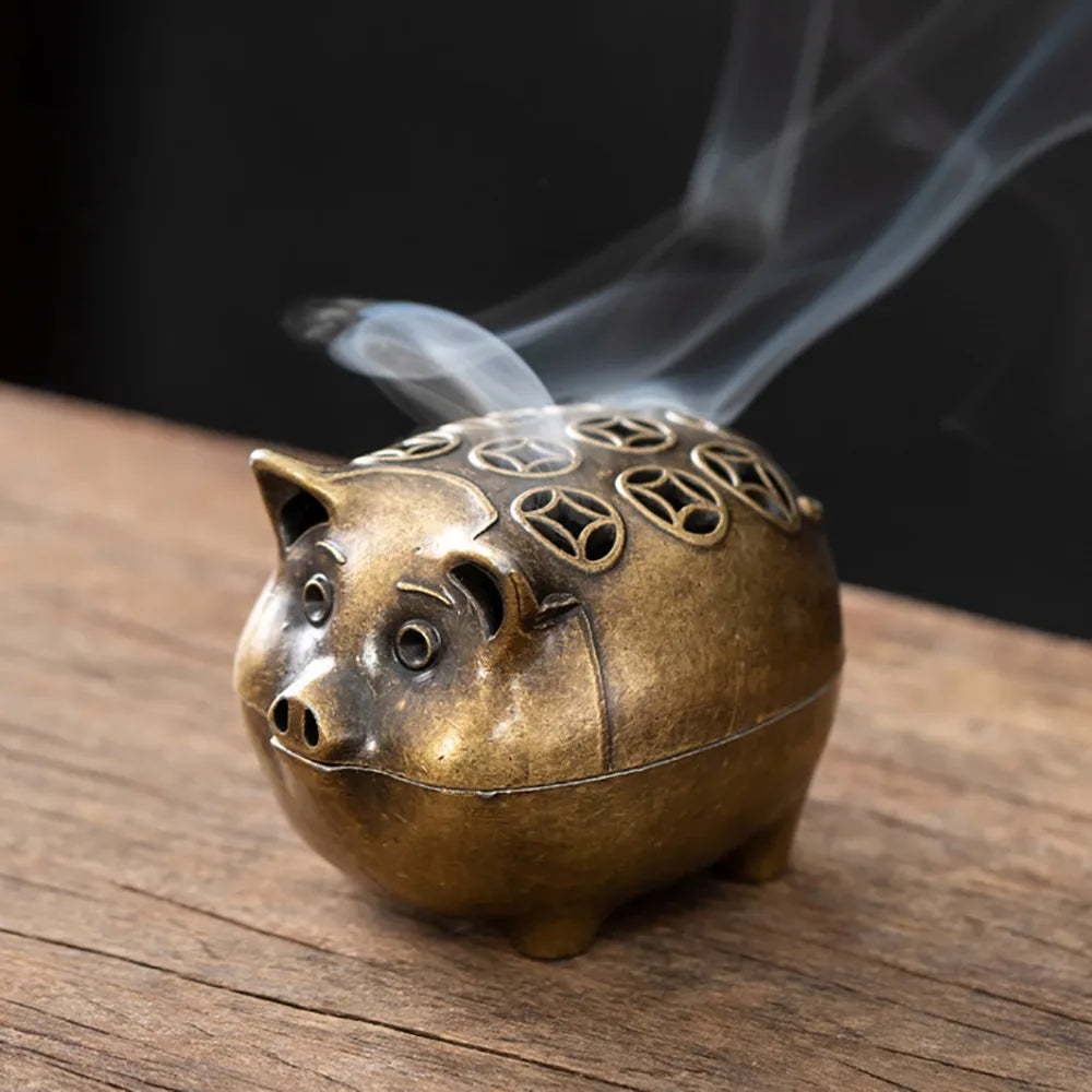 Chinese Style Zinc Alloy Incense Burner