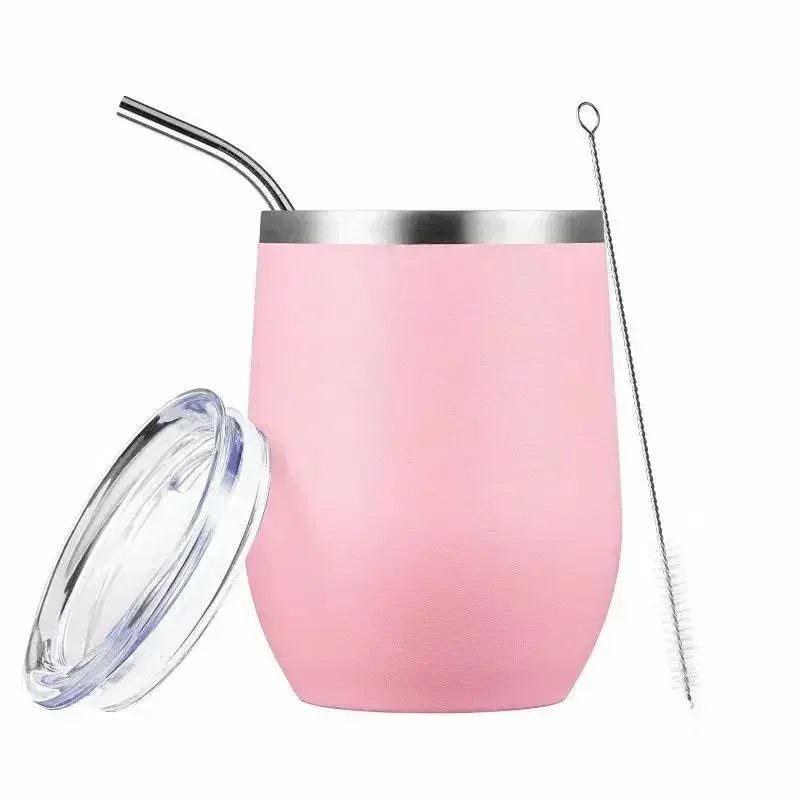 Yerba Mate Gourd & Bombilla Set — Double-Wall Steel