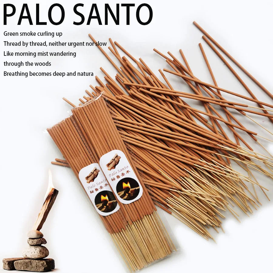 0/80pcs Premium Peruvian Sacred Wood Incense Stick Suitable for Yoga, Meditation, Purifying Ideal Emotional Boosting - Your Ritual Hub 