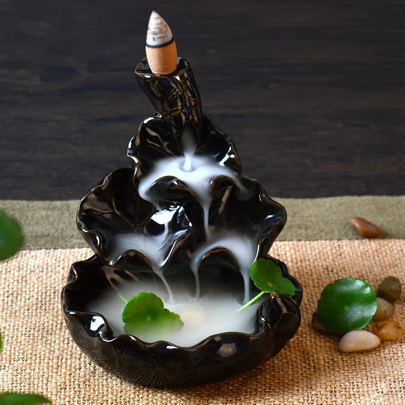Porcelain Backflow Ceramic Incense Burner Holder - Your Ritual Hub 
