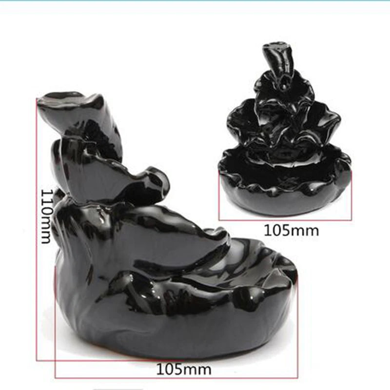 Porcelain Backflow Ceramic Incense Burner Holder - Your Ritual Hub 