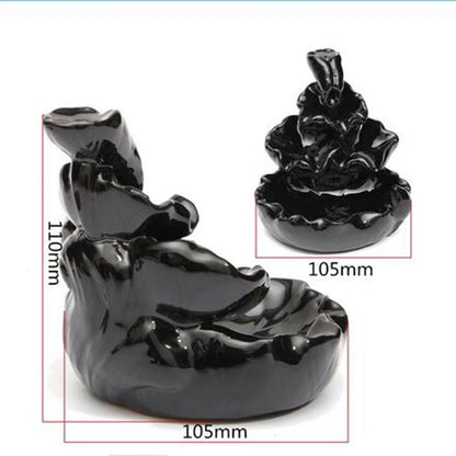 Porcelain Backflow Ceramic Incense Burner Holder