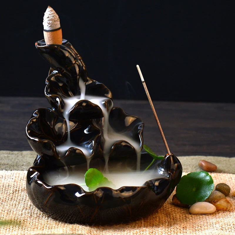 Porcelain Backflow Ceramic Incense Burner Holder - Your Ritual Hub 