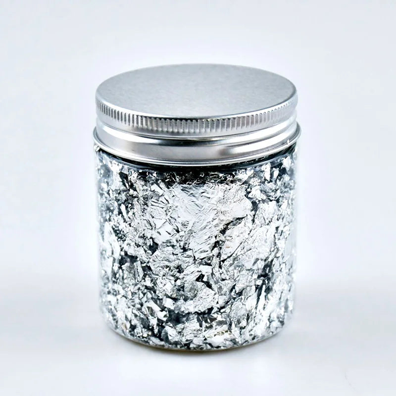 Metallic Foil Flakes for Candle Making – Gold, Silver & Rose Gold | DIY Wax Decoration