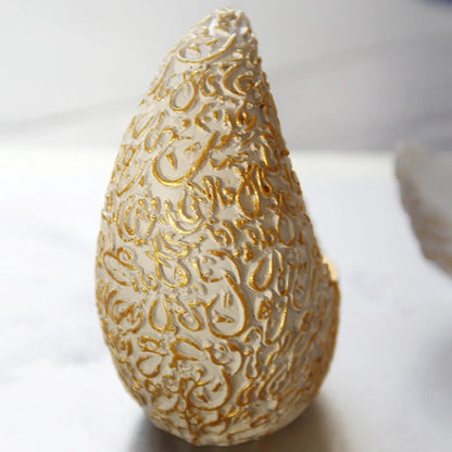 10CM Ramadan Bright Crescent Resin Incense Burner