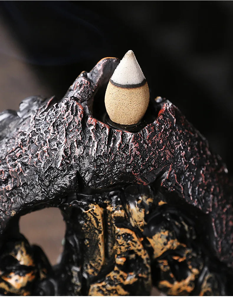 Backflow Incense Burner, Alpine Flowing Water - Your Ritual Hub 