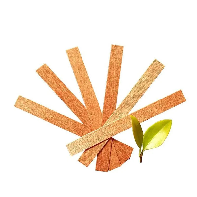 20-Pack Wooden Candle Wicks with Sustainer Tabs