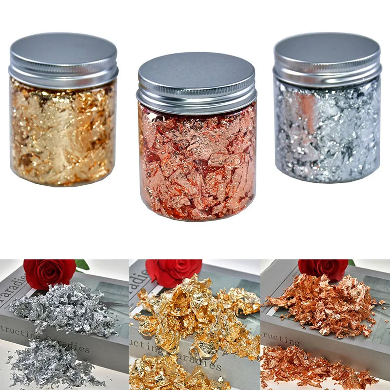 Gold Foil of The Candle 2g Wax Foil Handmade Candles Scented Candles DIY Materials - Your Ritual Hub 