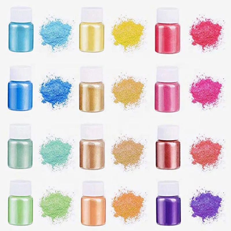 Mica Pigment Powder, 26 Colors for Soap, Candles & Crafts