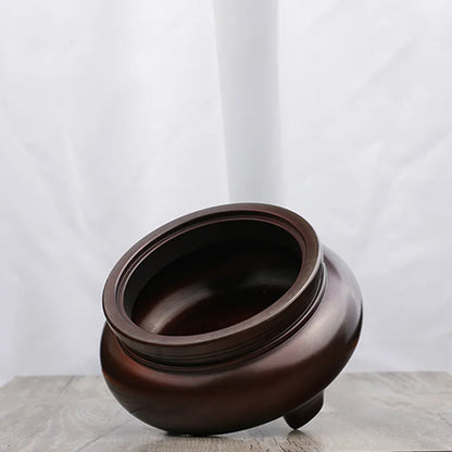 Large Pure Copper Buddha Incense Burner