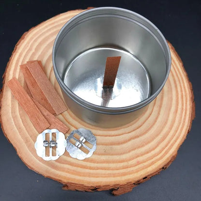 20-Pack Wooden Candle Wicks with Sustainer Tabs