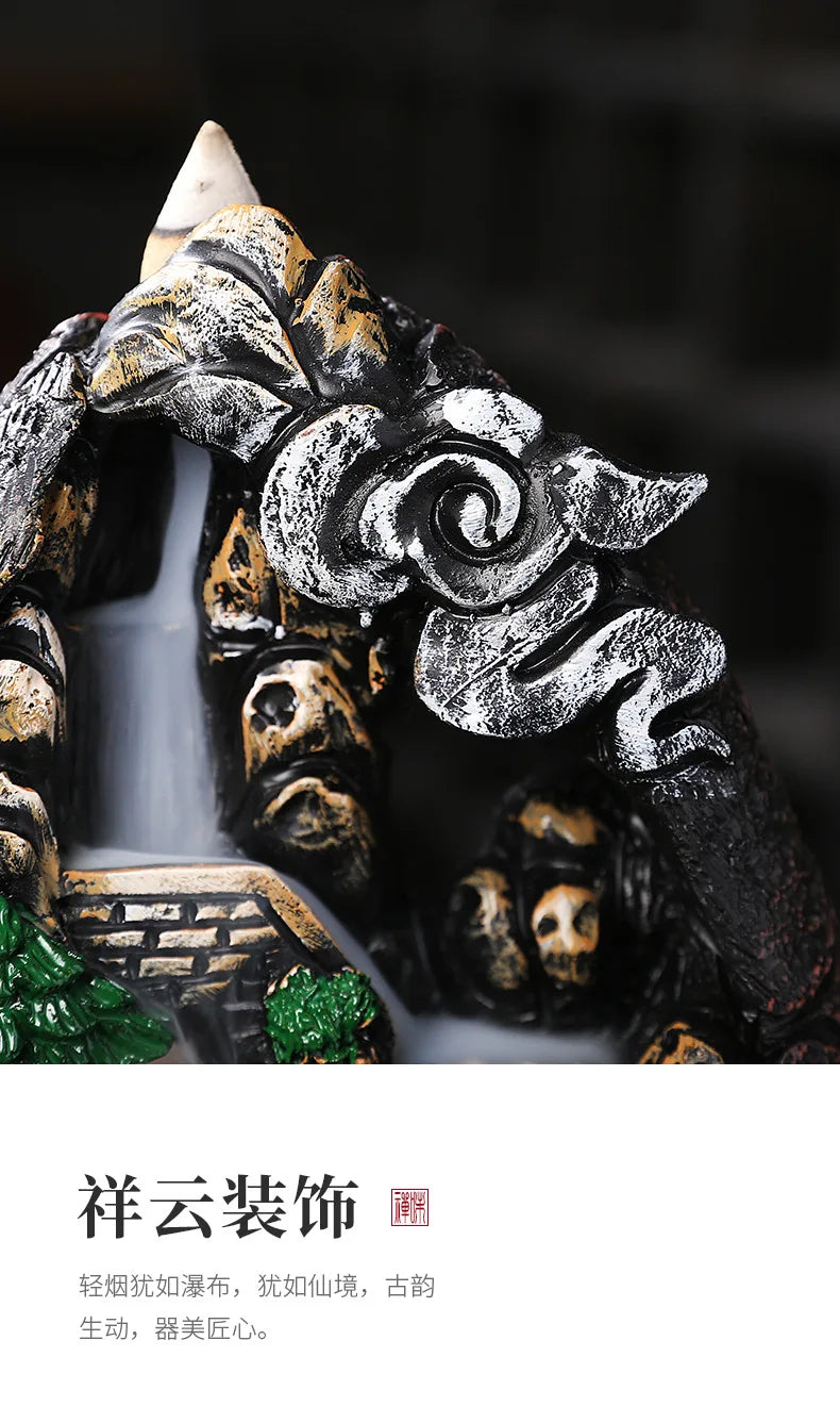 Backflow Incense Burner, Alpine Flowing Water - Your Ritual Hub 