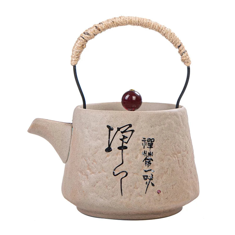 Retro Japanese Kungfu teapot ceramic tea set - Your Ritual Hub 