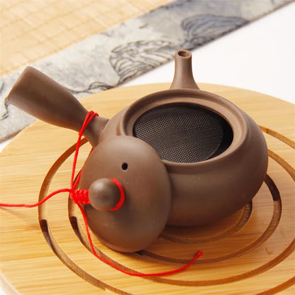 Japanese Style Purple Clay Handmade Tea Pot Chinese