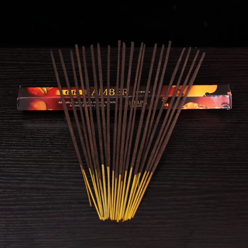 Indian Amber Aroma Incense Sticks — Large Box - Your Ritual Hub 