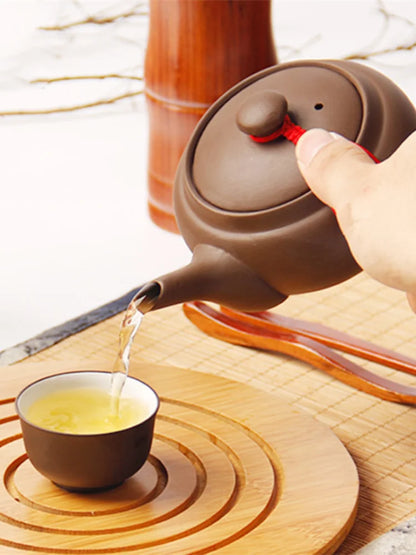 Japanese Style Purple Clay Handmade Tea Pot Chinese