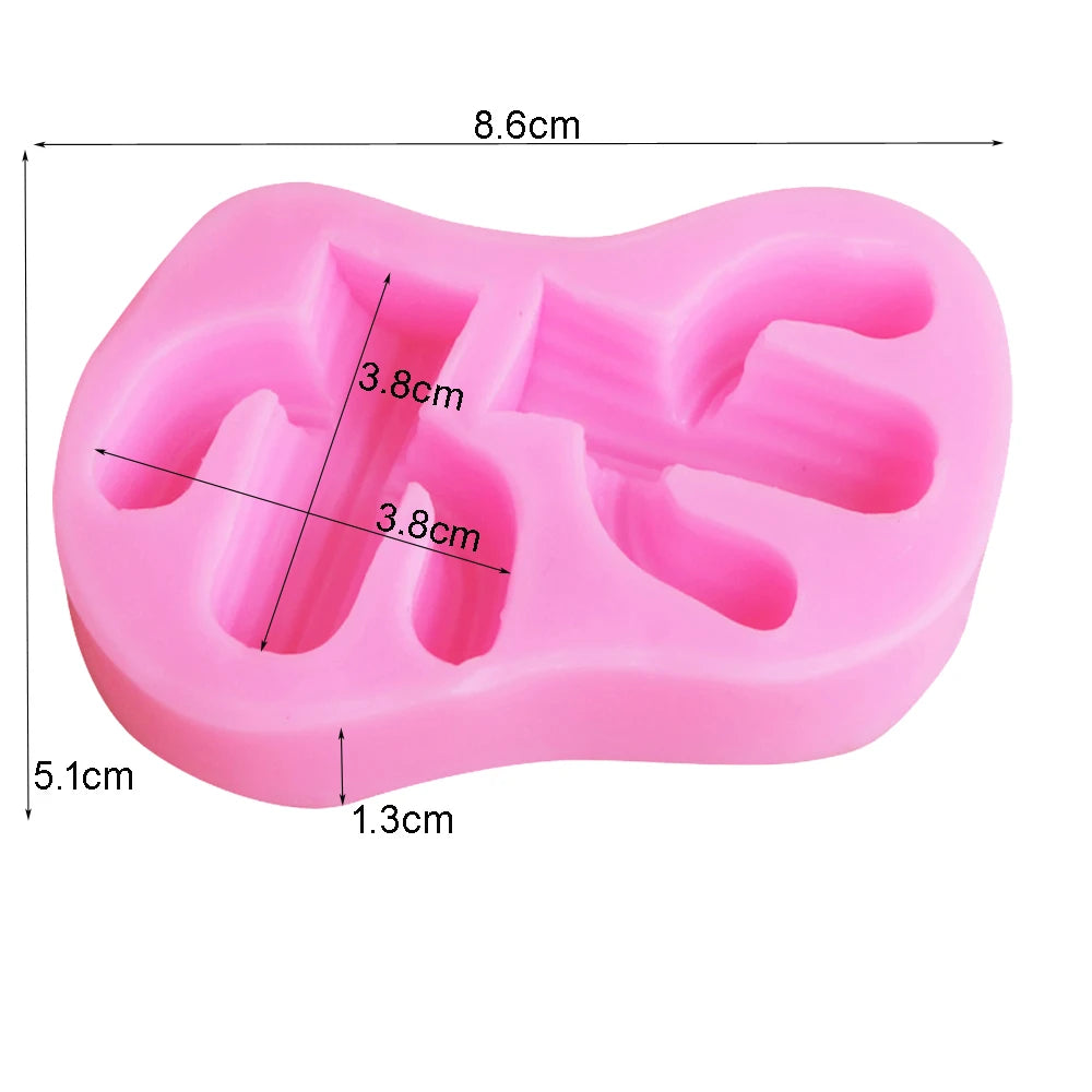 M2074 DIY Cactus  3D Candle Soy Wax Mould