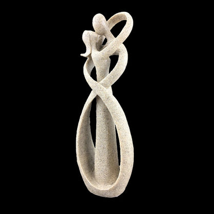 Sacred Union Sandstone Lovers Statue (23cm)