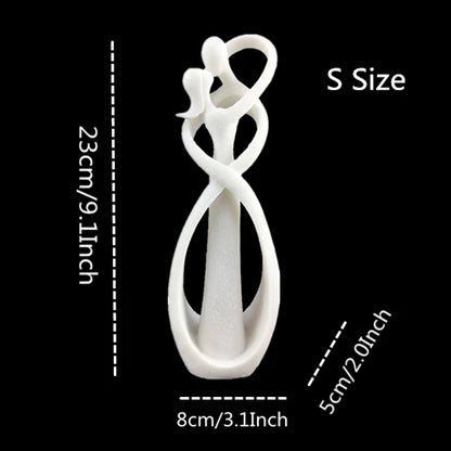 Sacred Union Sandstone Lovers Statue (23cm)