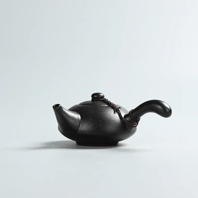 Creative Black Pottery Teapots Hand Made Vintage Ceramic Tea Pot - Your Ritual Hub 