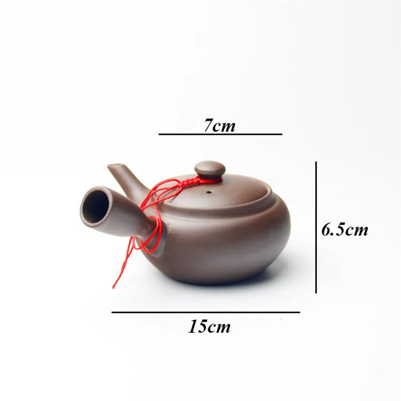 Japanese Style Purple Clay Handmade Tea Pot Chinese - Your Ritual Hub 