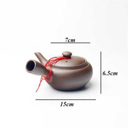 Japanese Style Purple Clay Handmade Tea Pot Chinese