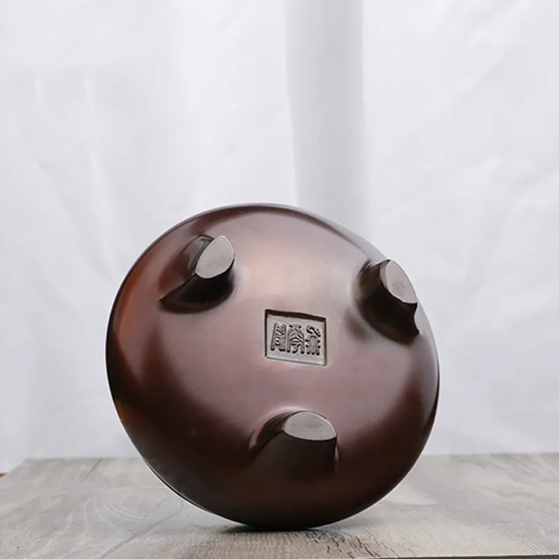 Large Pure Copper Buddha Incense Burner - Your Ritual Hub 