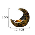 10CM Ramadan Bright Crescent Resin Incense Burner - Your Ritual Hub 