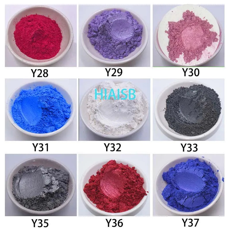 Mica Pigment Powder, 26 Colors for Soap, Candles & Crafts