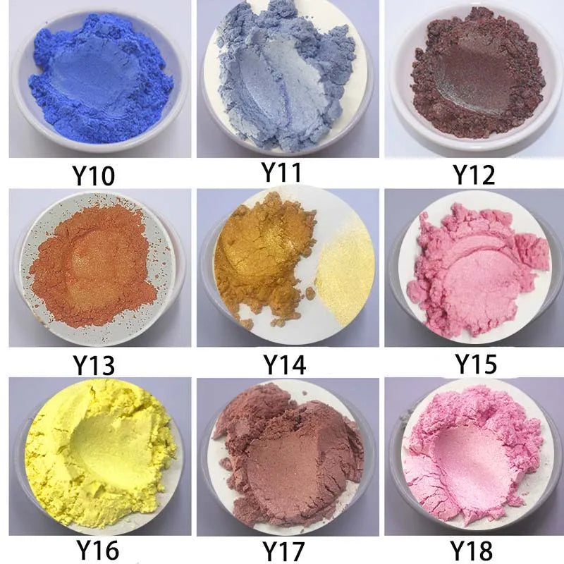 Mica Pigment Powder, 26 Colors for Soap, Candles & Crafts