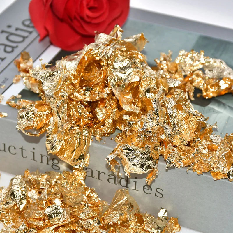 Gold Foil of The Candle 2g Wax Foil Handmade Candles Scented Candles DIY Materials - Your Ritual Hub 