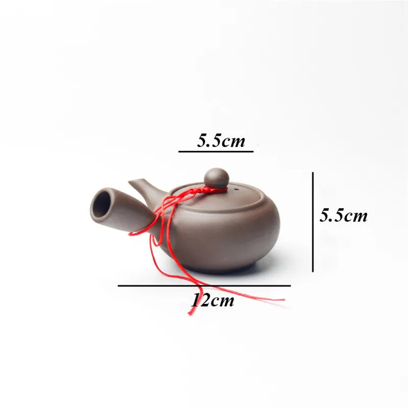 Japanese Style Purple Clay Handmade Tea Pot Chinese - Your Ritual Hub 
