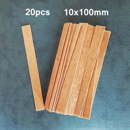 20-Pack Wooden Candle Wicks with Sustainer Tabs