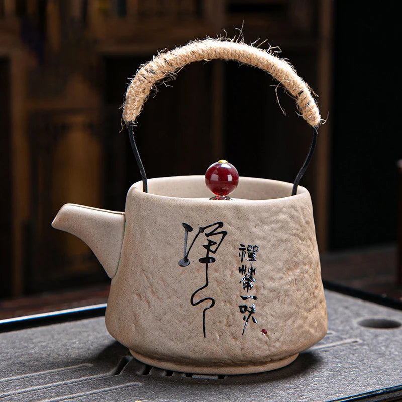 Retro Japanese Kungfu teapot ceramic tea set - Your Ritual Hub 