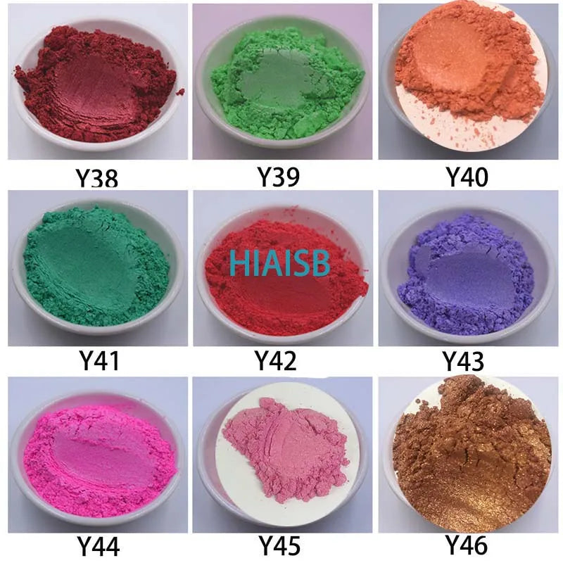 Mica Pigment Powder, 26 Colors for Soap, Candles & Crafts