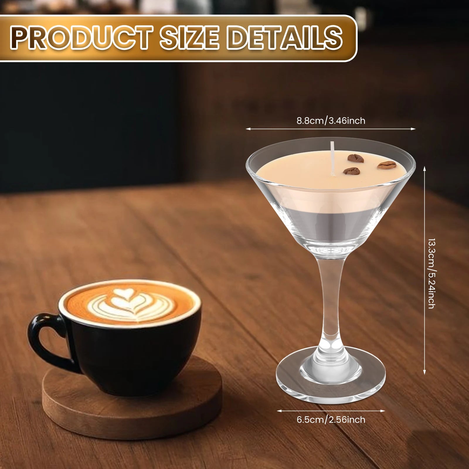 1Pc Scented Candles Espresso Martini Candle - Your Ritual Hub 