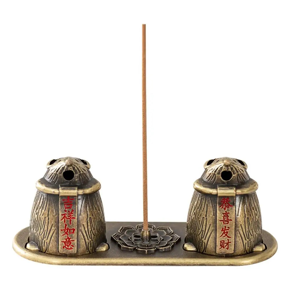 Chinese Style Zinc Alloy Incense Burner