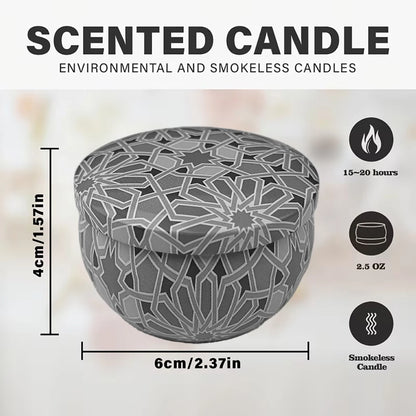 1 Pack Scented Aromatherapy Candles, Small Tin Can Aromatherapy Candles