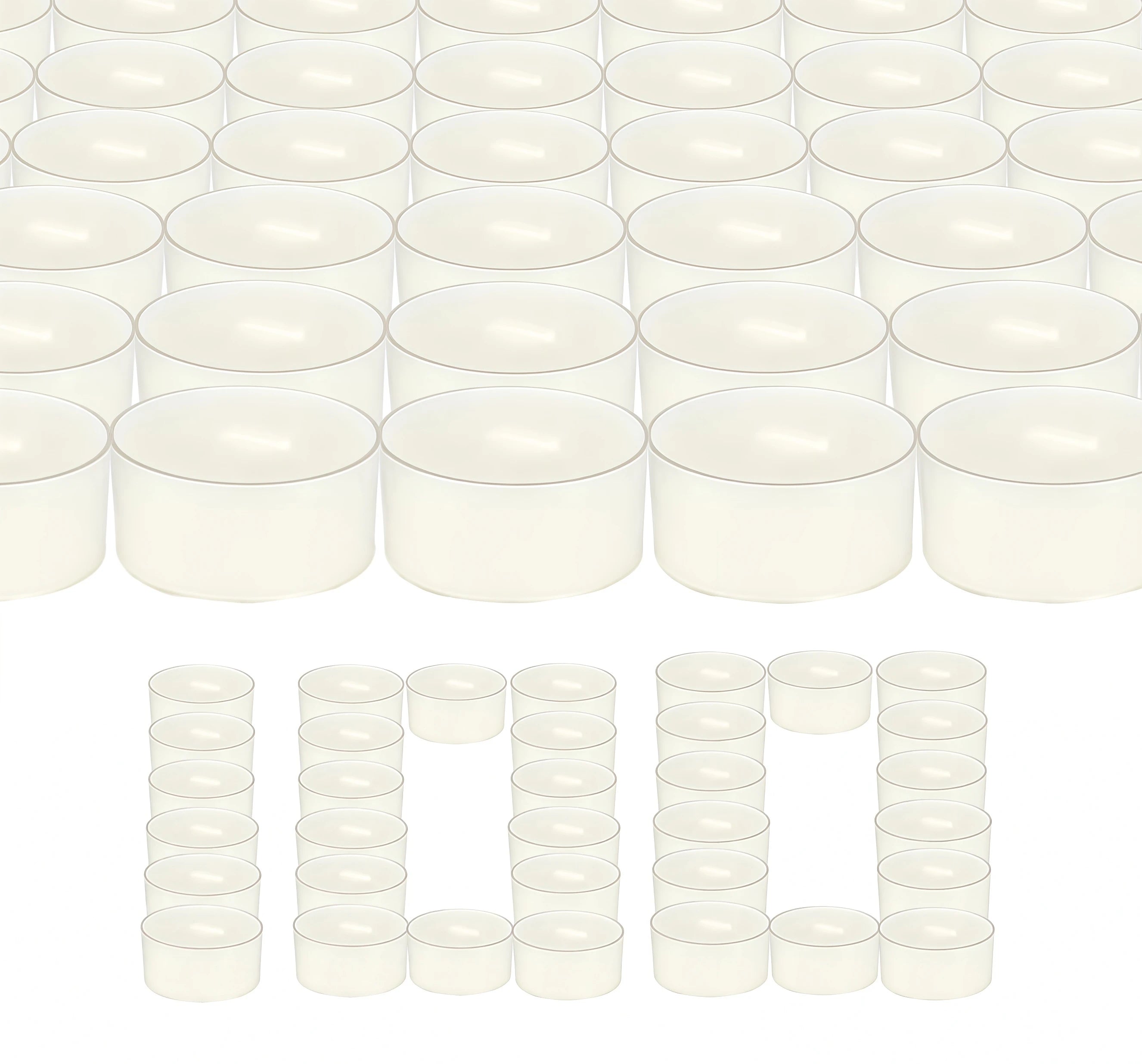 50-100Pcs Beeswax Tea Light Candles Smokeless Eco-Friendly Candles Xmas Tealight for Wedding Favor Candles 4 Hour Clean Burning - Your Ritual Hub 