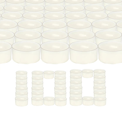 50-100Pcs Beeswax Tea Light Candles Smokeless Eco-Friendly Candles Xmas Tealight for Wedding Favor Candles 4 Hour Clean Burning