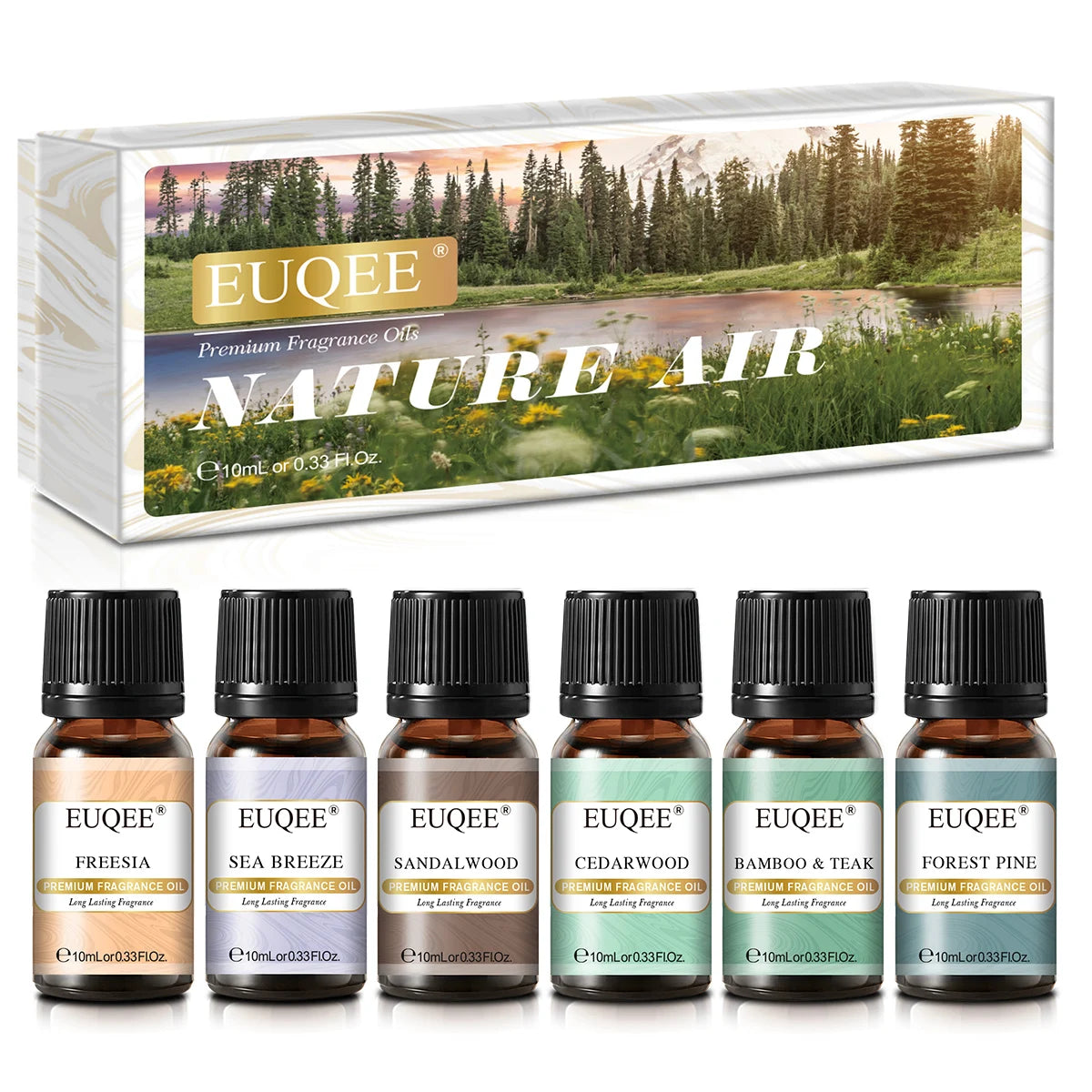 EUQEE 6pcs Fragrance Oils Set 10ml