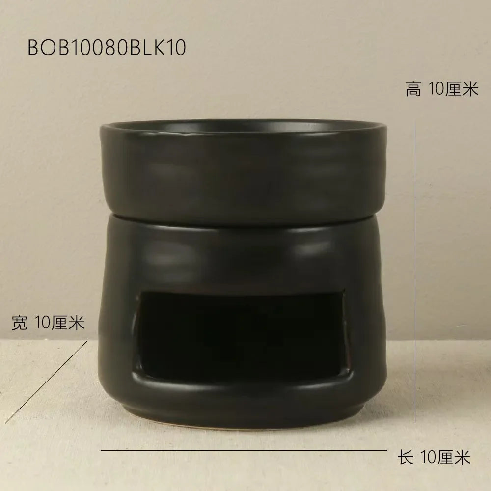Exquisite ceramic craftsmanship candle holder wax oil burner - Your Ritual Hub 