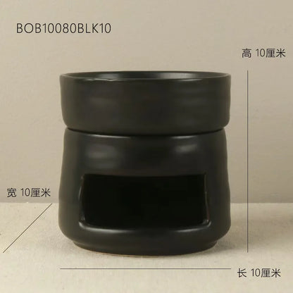 Exquisite ceramic craftsmanship candle holder wax oil burner