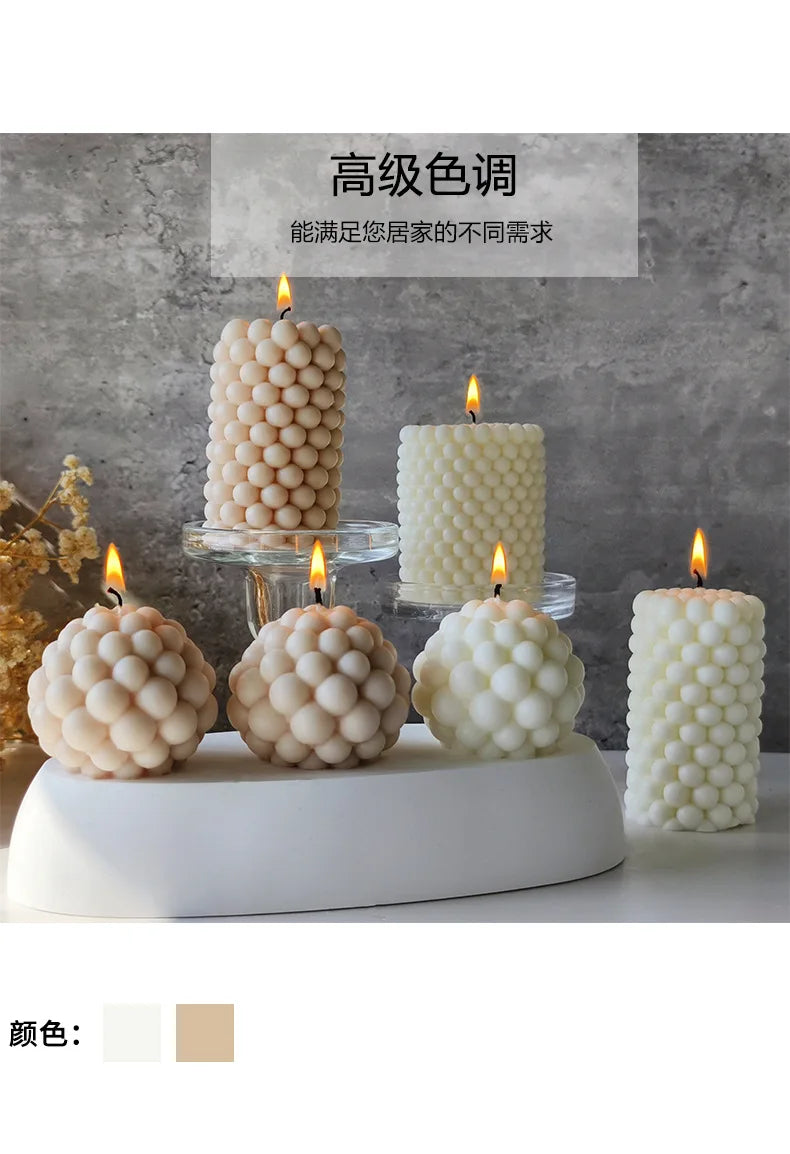 Handmade Nordic Bubble Soy Wax Candle
