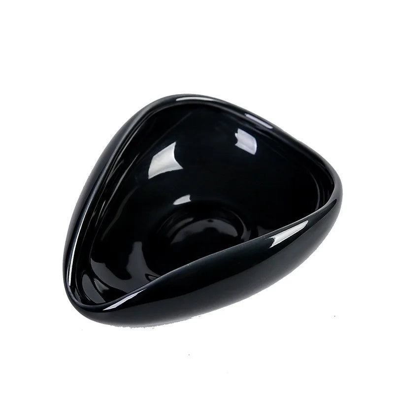 Coffee Bean Measuring Cup Ceramic Weighing Tray Coffee Powder Dosage Tray