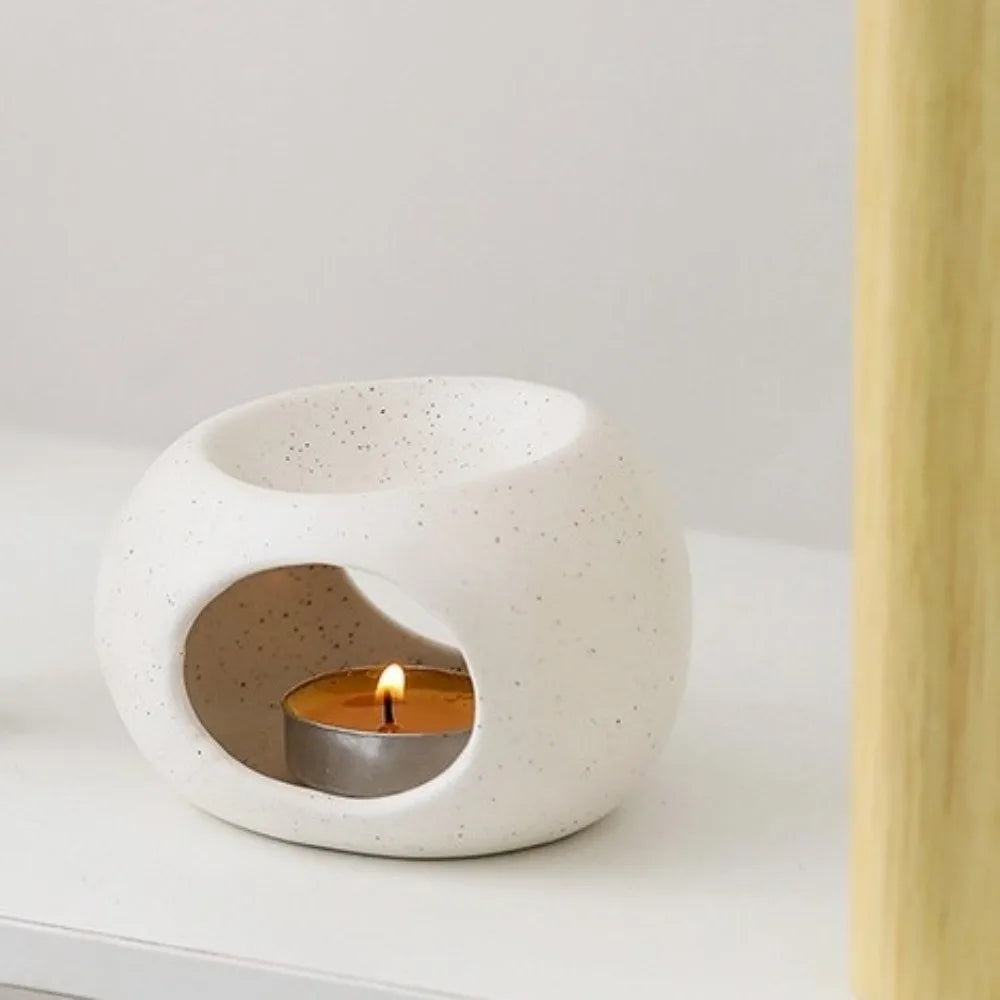 Minimalist European Ceramic Essential Oil Burner