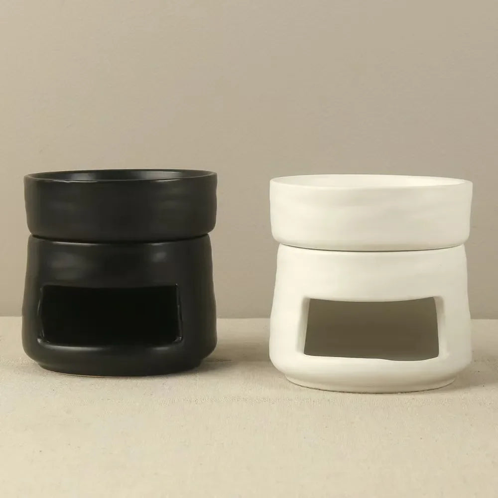Exquisite ceramic craftsmanship candle holder wax oil burner - Your Ritual Hub 