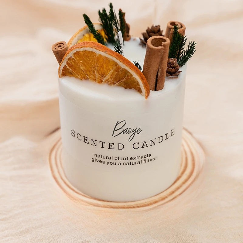 Botanical Dried Flower Scented Candle – 4 Designs